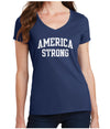 America Strong - Ladie's V-Neck
