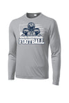 NCAAA Football Long Sleeve Performance T-Shirt