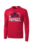 NCAAA Football Long Sleeve Performance T-Shirt