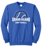 Crewneck Sweatshirt - Grand Island Softball