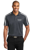 Performance Color Block Strip Polo - Buff Sci