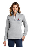 NCAAA Ladies 1/4 Zip Sweatshirt