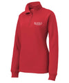 Ladies Quarter Zip Sweatshirt - Buff Sci