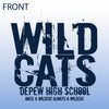 Wildcats Ombre Hoodie - Depew Seniors