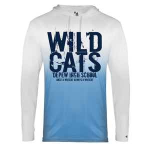 Wildcats Ombre Hoodie - Depew Seniors