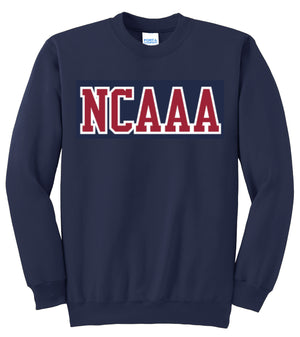 NCAAA Felt Crewneck Sweatshirt