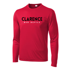 Red Devils Long Sleeve Performance Tee - Clarence