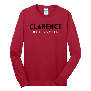 Red Devils Long Sleeve Tee - Clarence