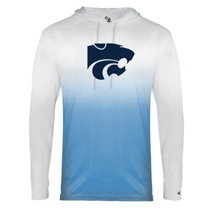 Wildcat Head Ombre Hoodie - Depew Seniors